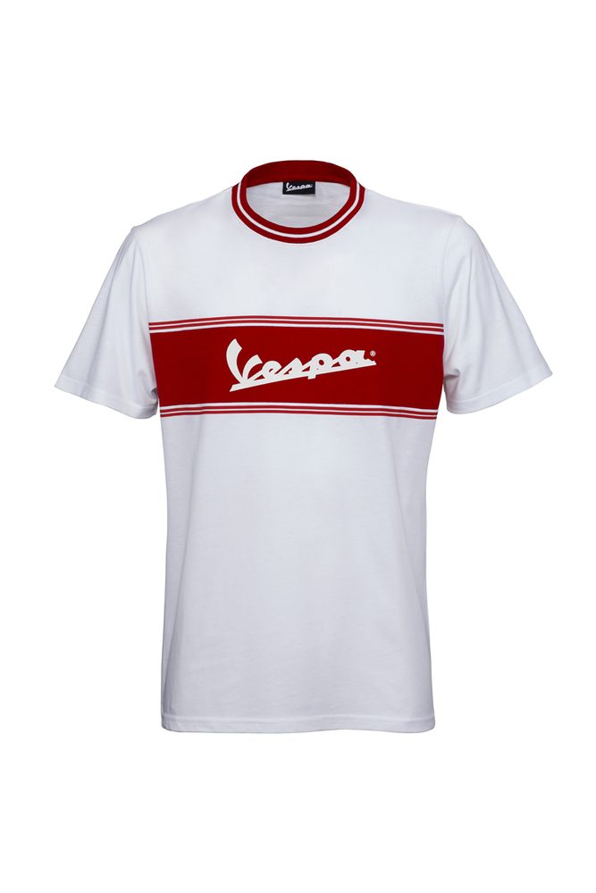 Vespa Pánské tričko Vespa Racing Sixties - bílá - 3XL