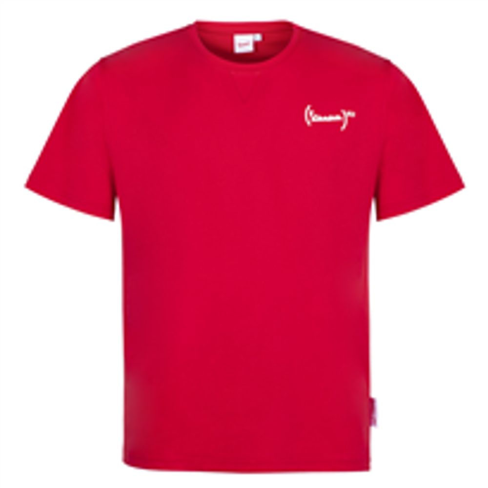 Vespa Pánské tričko Vespa - červená - 3XL