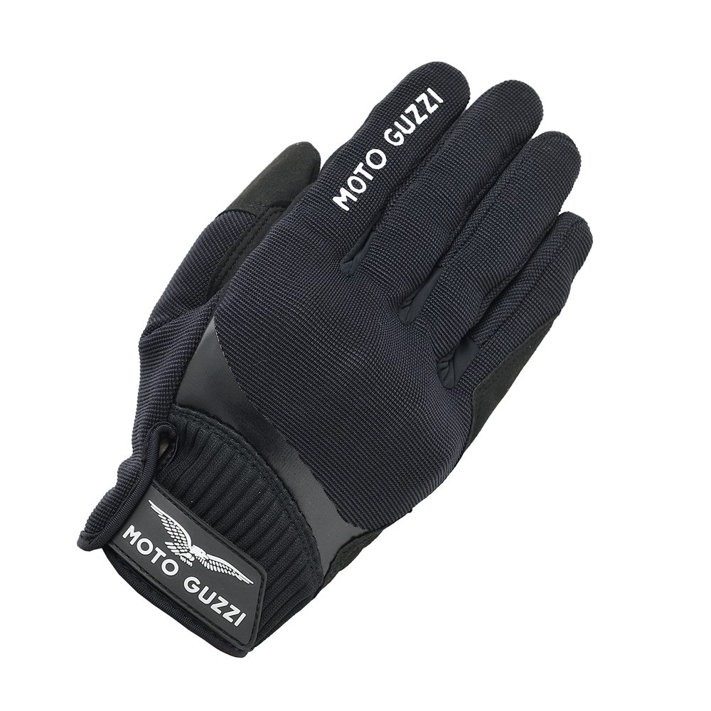Moto Guzzi Pánské textilní rukavice Moto Guzzi "TOUCH" - černá