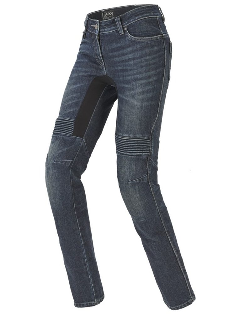 SPIDI Kalhoty SPIDI jeansy FURIOUS PRO LADY dámské - tmavě modré, seprané
