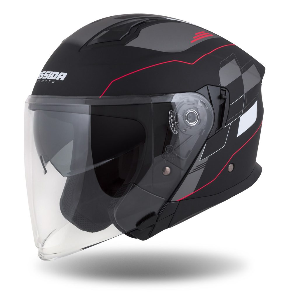 CASSIDA helma Jet Tech RoxoR - černá matná - S