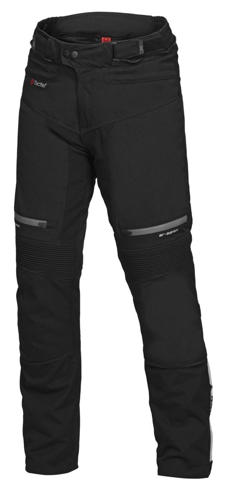IXS Cestovní textilní kalhoty iXS PUERTO-ST prodloužené černé - M
