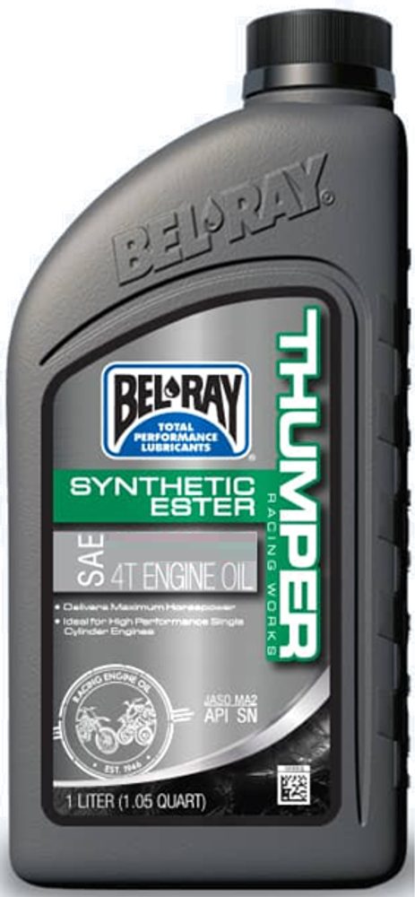 Bel-Ray Motorový olej Bel-Ray THUMPER RACING WORKS SYNTHETIC ESTER 4T 10W-60 1 l