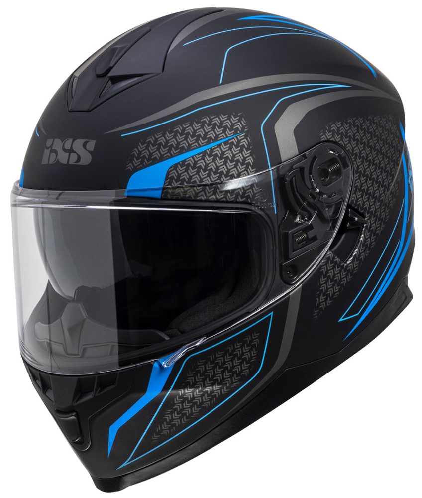 IXS Integrální helma iXS 1100 2.4 - matná černo-modrá - 2XL