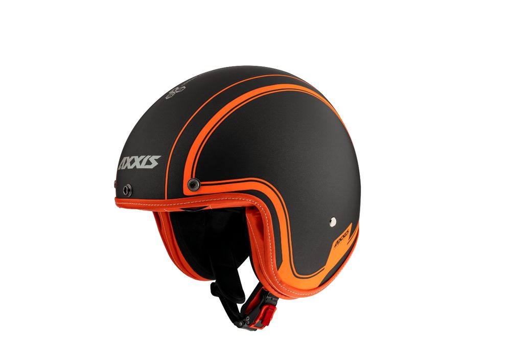 AXXIS Otevřená helma AXXIS HORNET SV ABS royal a4 oranžová matná - XL