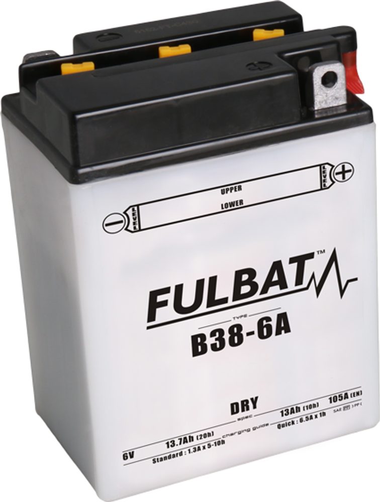 FULBAT Konvenční motocyklová baterie FULBAT B38-6A (Y38-6A) Acid pack included