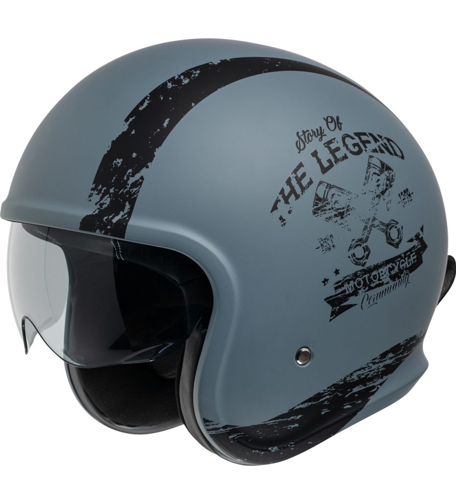 IXS Otevřená helma iXS iXS880 2.0 X10061 šedá - M