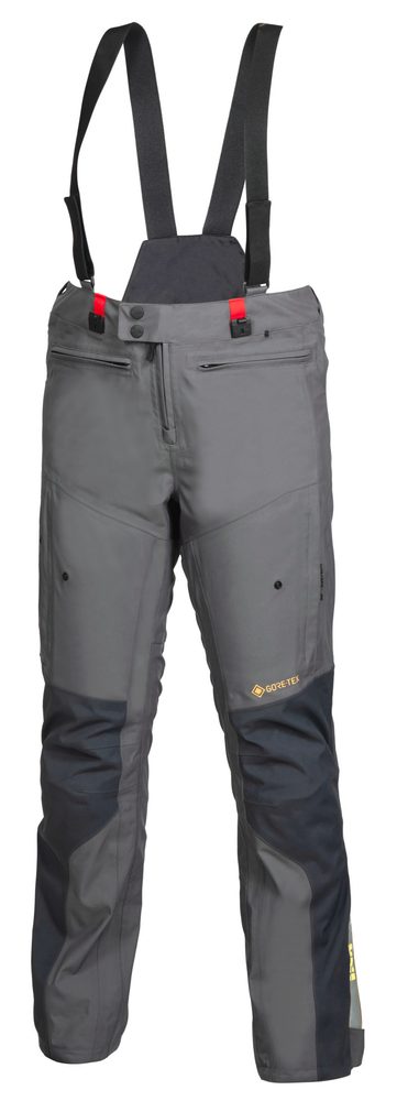 IXS Cestovní textilní kalhoty iXS MASTER-GTX zkrácené šedé - 5XL