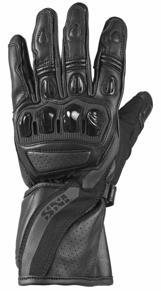 IXS Kožené sportovní rukavice iXS LD NOVARA 3.0 černé - 2XL