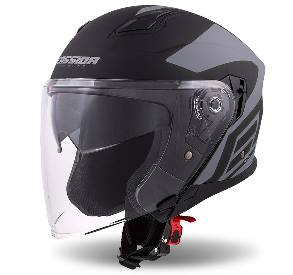 CASSIDA helma Jet Tech Corso - černá