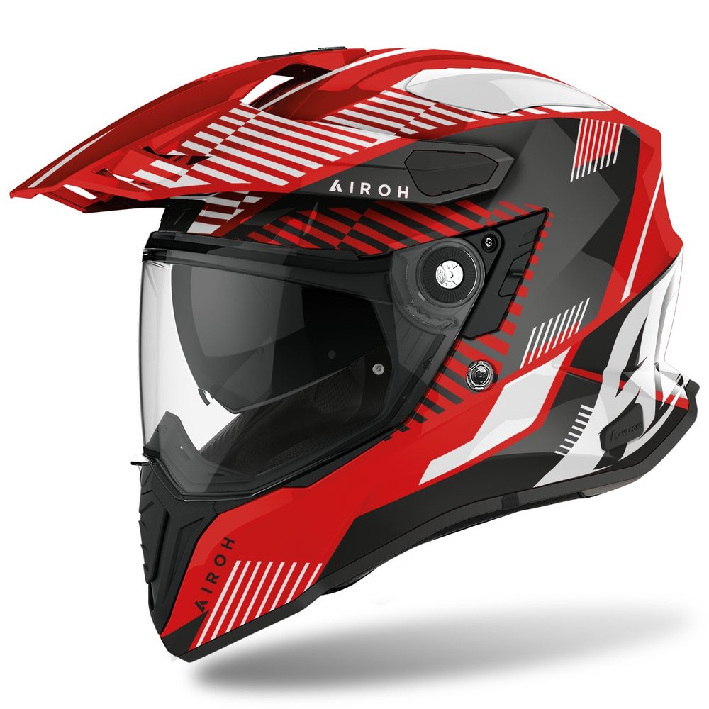 AIROH Cestovní helma AIROH COMMANDER Boost - červená - XL