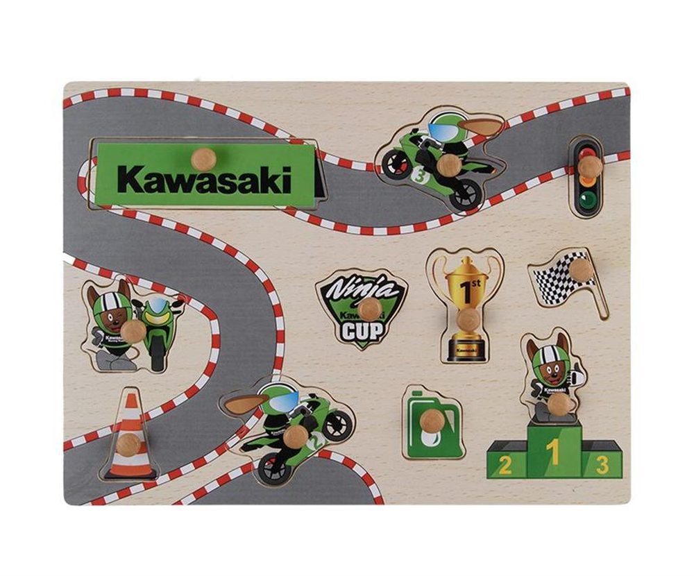 Kawasaki Dřevěné puzzle Kawasaki pro nejmenší