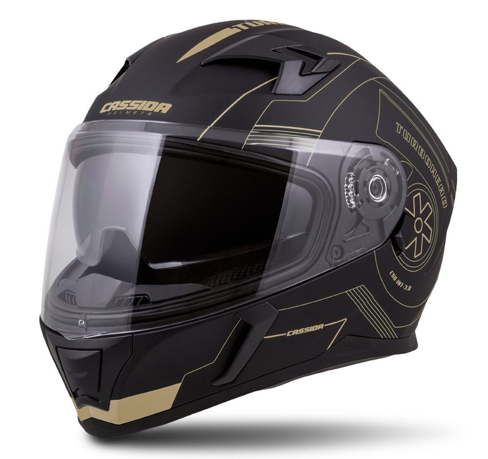 CASSIDA helma INTEGRAL 3.0 Turbohead - zlatá