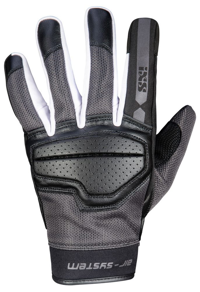 IXS Moderní letní rukavice iXS EVO-AIR šedo-bílé
