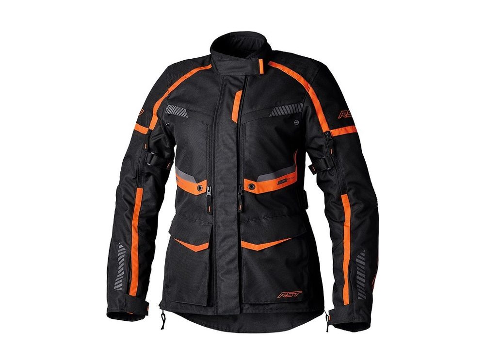 RST Textilní dámská bunda RST Maverick EVO 3227 - černo, oranžová