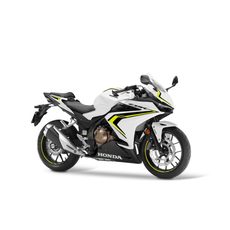 Honda CBR500R pearl metalloid white
