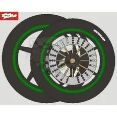 Linky na ráfky 17/17 Green reflex.
