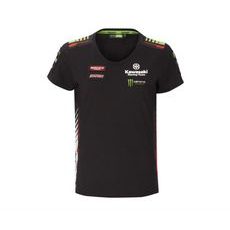 Dámské tričko Kawasaki Racing Team WSBK 2022 - černá