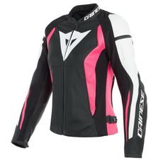 Dámská kožená bunda Dainese NEXUS LADY - růžová