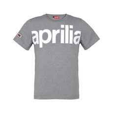 Tričko Aprilia Big Logo - šedé