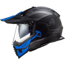 LS2 MX436 PIONEER EVO COBRA MATT BLACK BLUE LS2 MX436 PIONEER EVO COBRA MATT BLACK BLUE