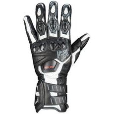 Kožené sportovní rukavice iXS RS-200 3.0 bílé