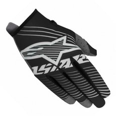 Motokrosové rukavice Alpinestars RADAR TRACKER - černá/bílá
