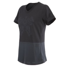 Dámské triko s krátkým rukávem Dainese LAGUNA SECA LADY černá/antracit
