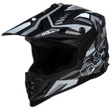 Motokrosová přilba iXS iXS363 2.0 - matná černá-antracitová-bílá