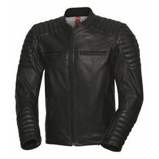 Klasická kožená bunda iXS LD DARK černá
