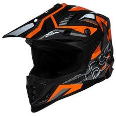 Motokrosová přilba iXS iXS363 2.0 - matná černá-oranžová-antracitová