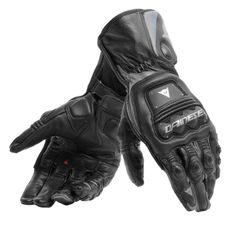 Pánské kožené rukavice Dainese STEEL-PRO - černá
