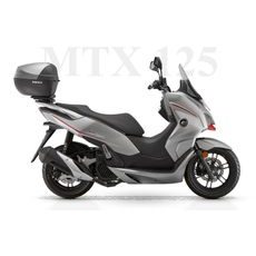 QJMOTOR MTX 125 - šedo červená 2025