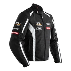 Textilní bunda na motorku RST IOM TT TEAM CE / JKT - černá Textilní bunda na motorku RST IOM TT TEAM CE / JKT - černá
