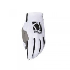 Motokrosové rukavice YOKO SCRAMBLE - bílá/černá