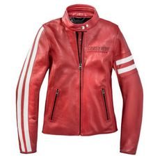 Dámská kožená bunda Dainese FRECCIA72 LADY - červená