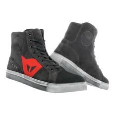 Pánské boty Dainese STREET BIKER D-WP - červená Pánské boty Dainese STREET BIKER D-WP - červená
