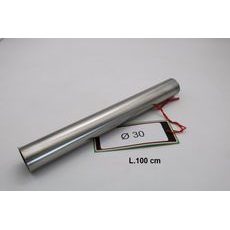 Inox svod Aii 304 Tig GPR ES.200 Broušená nerezová ocel L.100cm D.30mm x 1mm