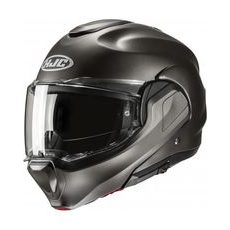 HJC přilba F100 Solid semi flat titanium