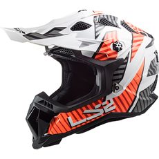 Motokrosová helma LS2 MX700 SUBVERTER ASTRO - oranžová