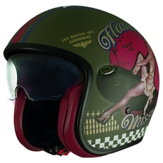 Helma na motorku Premier Vintage Pin Up military Helma na motorku Premier Vintage Pin Up military