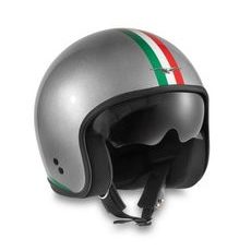 Helma na motorku Moto Guzzi Italian Pride silver