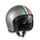 Helma na motorku Moto Guzzi Italian Pride silver