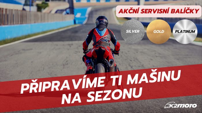 AKČNÍ SERVISNÍ BALÍČKY: Přípravu motorky na sezonu nech na nás!