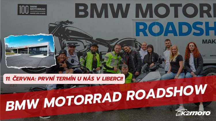 BMW Motorrad Roadshow startuje 11. června u nás v K2 Moto Liberec