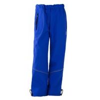 Softshellové nepromokavé kalhoty podšité fleecem modré
