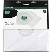Hama kufřík na 50 gramofonových desek (vinyl/LP), hliníkový vzhled, černý