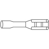 Hama car HiFi Connector, Gold-plated, 2,8 mm, 10 Pcs.