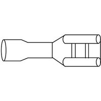 Hama car HiFi Connector, Gold-plated, 4,8 mm, 10 Pcs.