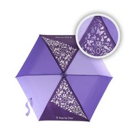 Dětský skládací deštník s magickým efektem, růžová/ fialová/ vínová